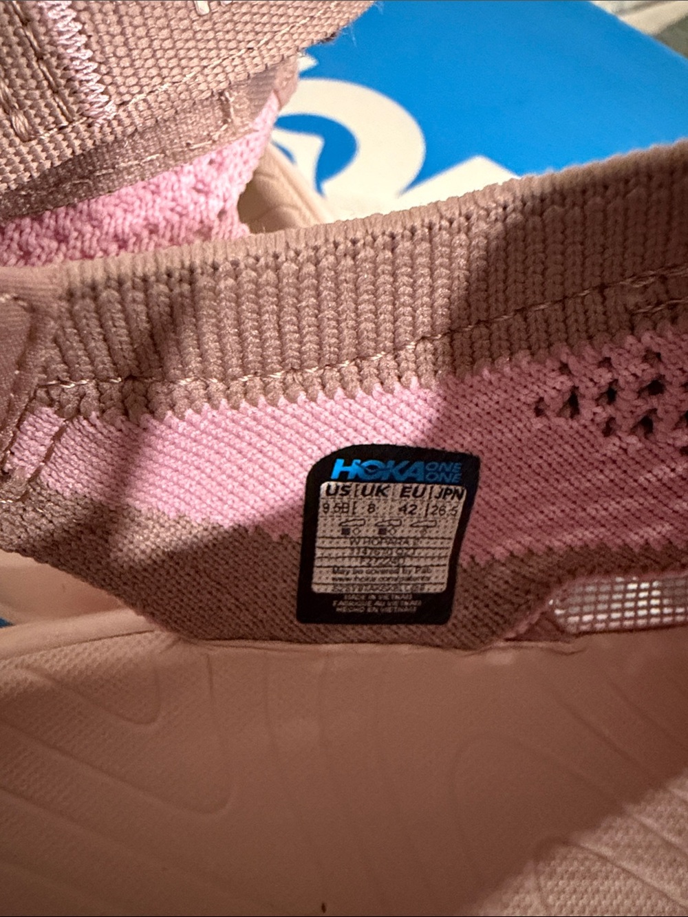 HOKA® Hopara 2 Sneakers Women’s Size 9.5 EU42 UK8 NIB Quartzite Cosmic Pearl - Picture 9 of 10